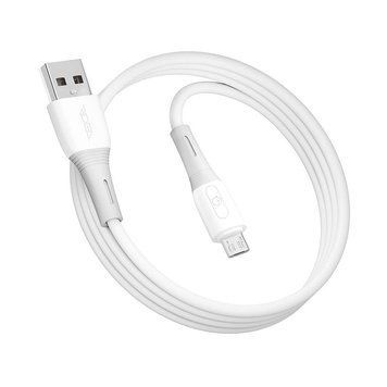 Кабель Ridea RC-M113 Spring 3A USB to Micro USB Белый 209-00172 фото