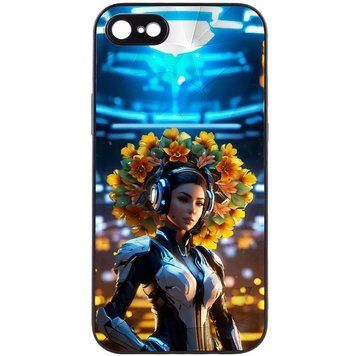 TPU+PC чехол Prisma Ladies для Apple iPhone 7 / 8 / SE (2020) (4.7") Cyberpunk 208-06051 фото
