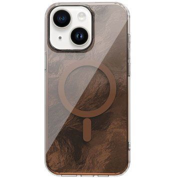 Чохол TPU Shiny Mountain (MagFit) для Apple iPhone 15 (6.1") Chocolate 555-02892 фото