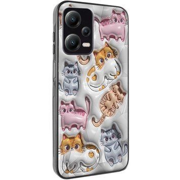 Чехол TPU+PC Prisma Fluffie для Xiaomi Poco X5 5G / Note 12 5G Kittens 777-03956 фото