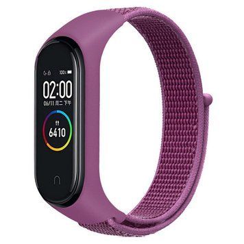 Ремінець Nylon New для Xiaomi Mi Band 3/4/5/6/7 Purple 212-01756 фото