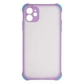 Силіконовий чохол TOTU Armor with Frame для iPhone 11 Фіолетовий 208-01002 фото
