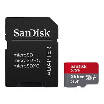 Карта памяти microSDXC (UHS-1) SanDisk Ultra 256Gb class 10 A1 (150MB/s) (adapter SD) SDSQUAC-256G-GN6MA фото