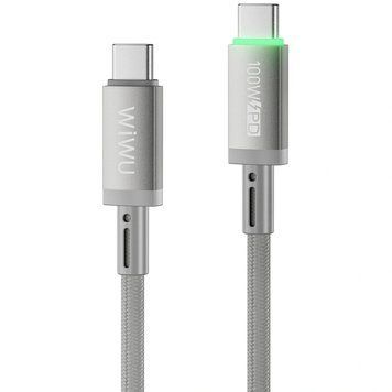 Дата кабель WIWU C084 Maglink Type-C to Type-C 100W (1m) Grey ILSO-00000085913-1 фото