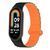 Ремінець для Xiaomi Mi Band 8/9/10 Silicone Link Black/Orange 212-02638 фото