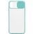 Чохол Camshield mate TPU зі шторкою для камери для iPhone Xr Бірюзовий 206-00014 фото