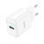 Мережевий зарядний пристрій HOCO C140A Smart single port QC3.0 charger (EU) White 6942007627795 фото