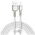 Кабель Baseus Cafule Series Metal Data Cable USB to IP 2.4A 1m White CALJK-A02 фото