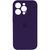 Силиконовый чехол с закрытой камерой для iPhone 16 Pro Max Berry Purple 666-01303 фото