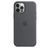 Силиконовый чехол для iPhone 12 Pro Max Dark Gray 208-00378 фото
