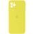 Силіконовий чохол з квадратними бортиками для iPhone 11 Pro Yellow 208-00872 фото
