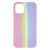 Силіконовий чохол Rainbow для iPhone 11 Pro Pink/Blue 888-00151 фото