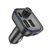 Автомобільний зарядний пристрій з FM-модулятором BOROFONE BC54 Acertar PD30W+QC3.0 car BT FM transmitter 18W Black 656-00578 фото