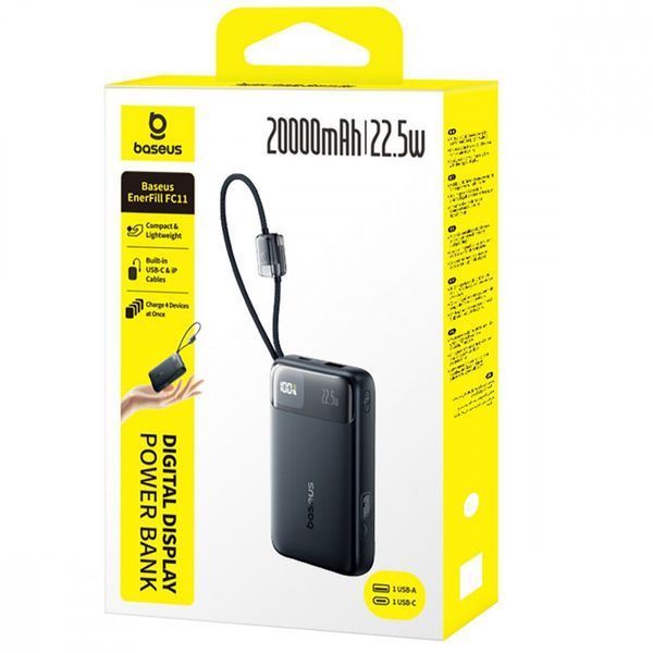 Power Bank Baseus EnerFill FC11 20000mAh 22.5W Blue E0027S06 фото