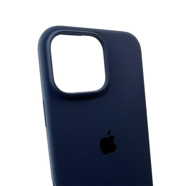 Силиконовый чехол для iPhone 16 Pro Dark Blue 666-01199 фото