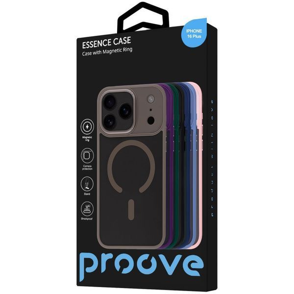 Чохол Proove Essence Case with Magnetic Ring iPhone 16 Plus Sierra Blue 656-04590 фото