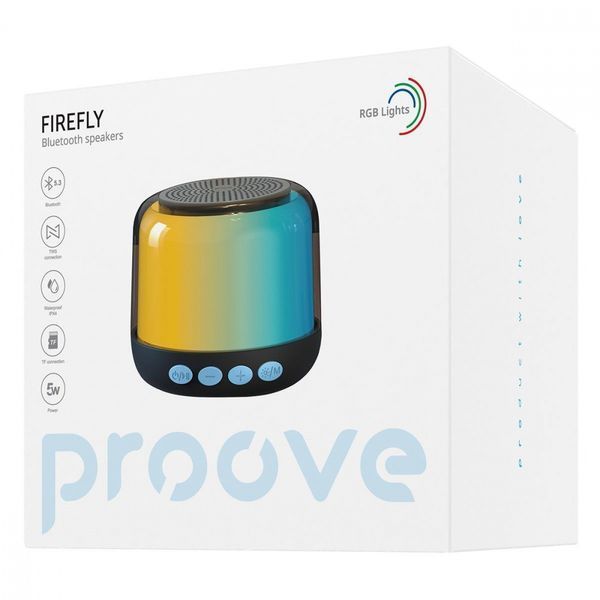 Портативна акустика Proove Firefly 5W Black 202-00468 фото