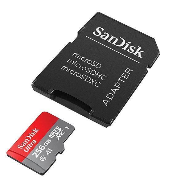 Карта пам'яті microSDXC (UHS-1) SanDisk Ultra 256Gb class 10 A1 (150MB/s) (adapter SD) SDSQUAC-256G-GN6MA фото