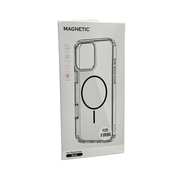 Чехол Acrylic Thin Magnetic для Apple iPhone 14 Pro Black 666-03643 фото