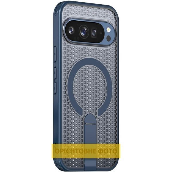 Чехол TPU Breeze with MagSafe stand для Google Pixel 9 / 9 Pro / 10 / 10 Pro Blue 777-08728 фото