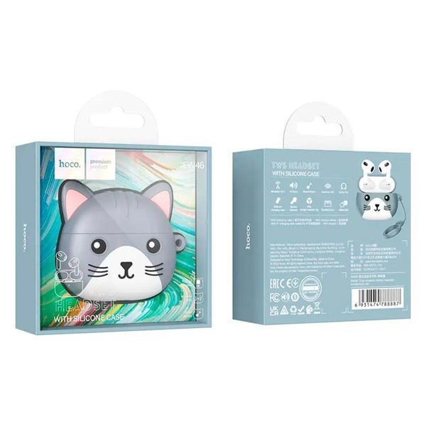 Беспроводные наушники HOCO EW46 True wireless stereo headset Mysterious Cat 656-03891 фото