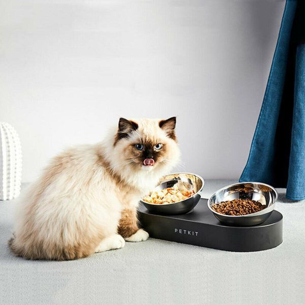 Годівниця PETKIT Fresh Nano Metal 15&deg; Adjustable Cat Feeding Bowl (P5201) 656-00005 фото