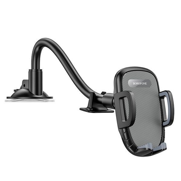 Автодержатель для телефона BOROFONE BH54 Racer windshield car holder Black 6931474752895 фото