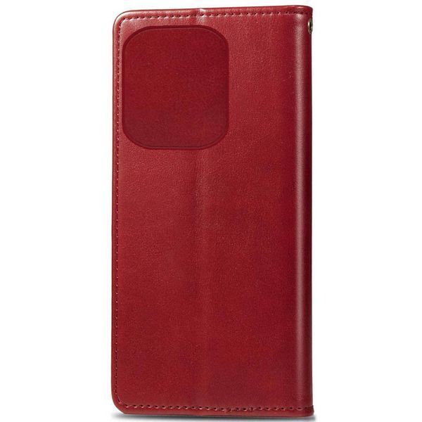 Кожаный чехол-книжка GETMAN Gallant (PU) для TECNO Spark 10C Red 777-06374 фото