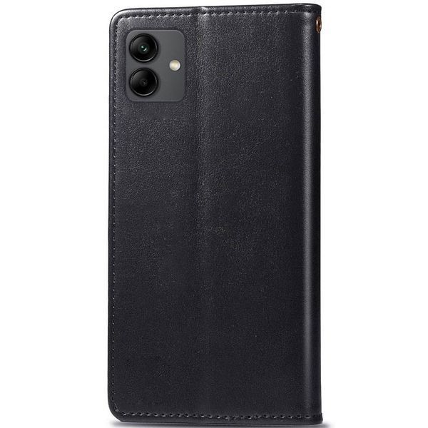 Кожаный чехол-книжка GETMAN Gallant (PU) для Samsung Galaxy A05 Black 777-06324 фото