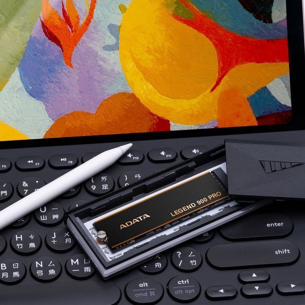 Накопичувач SSD M.2 ADATA LEGEND 900 PRO 2TB 2280 PCIe Gen 4x4 3D NAND Read/Write: 7400/6500 MB/sec SLEG-900P-2TCS фото