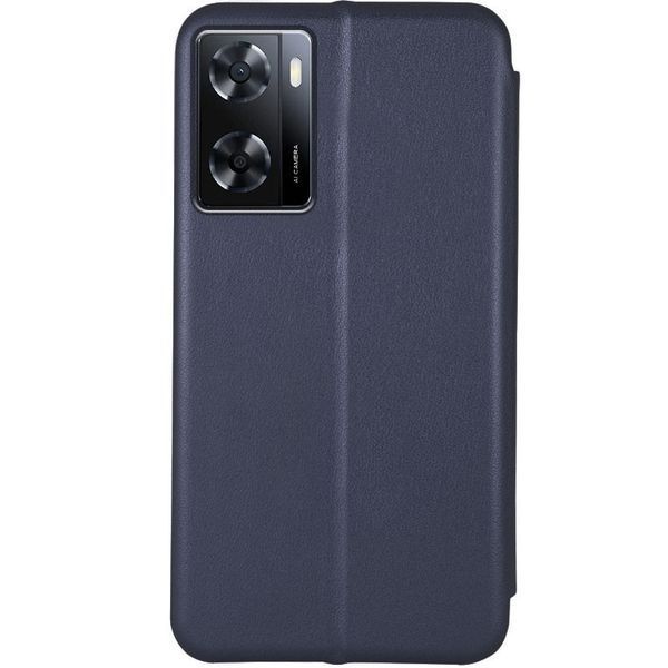Шкіряний чохол-книжка Classy для Oppo A57s / A77s Navy Blue 777-05812 фото