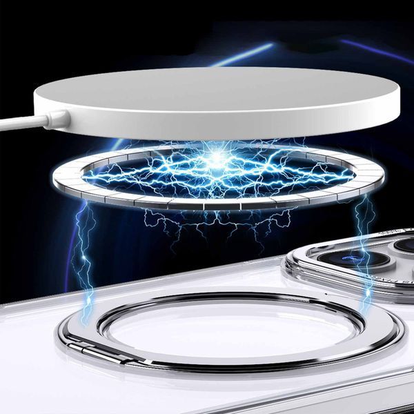 Чехол TPU+PC Empire with Magnetic Fit and Ring для Apple iPhone 16 Pro (6.3") Clear ILSO-00000078848-1 фото