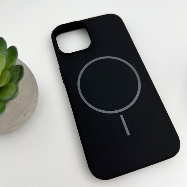 Чохол для смартфона Silicone Case Magnetic для Apple iPhone 13 Pro Max Black 666-03793 фото
