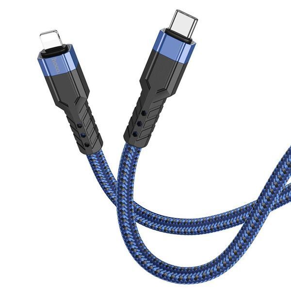 Кабель USB Hoco U110 PD Type-C to Lightning 1.2m Чорний 209-00331 фото