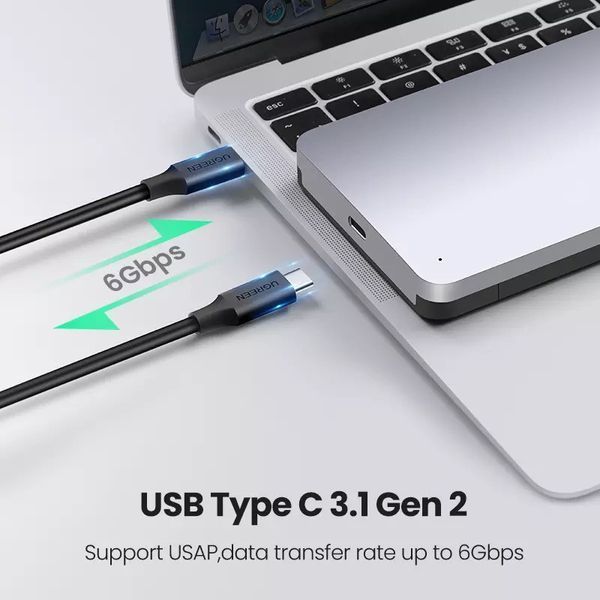 Наружный карман для накопителя UGREEN CM300 2.5-Inch SATA External Hard Drive Enclosure(UGR-70499) UGR-70499 фото