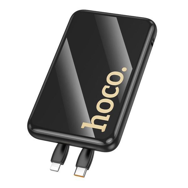 Power Bank Hoco Q37 Graceful 22.5W+PD20W з двома cables 10000mAh Чорний 656-03289 фото