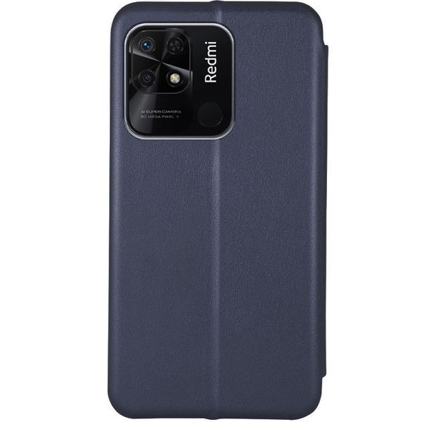 Шкіряний чохол-книжка Classy для Xiaomi Redmi 10C Темно-синій 777-03629 фото