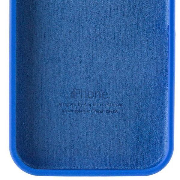 Чехол Silicone Case Full Protective для Apple iPhone 16e\17e (6.1") Capri Blue 555-04074 фото