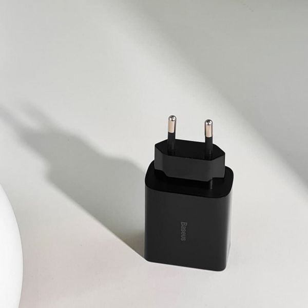 МЗП Baseus Speed Mini PD Charger 20W (1 Type-C) Black CCFS-SN01 фото