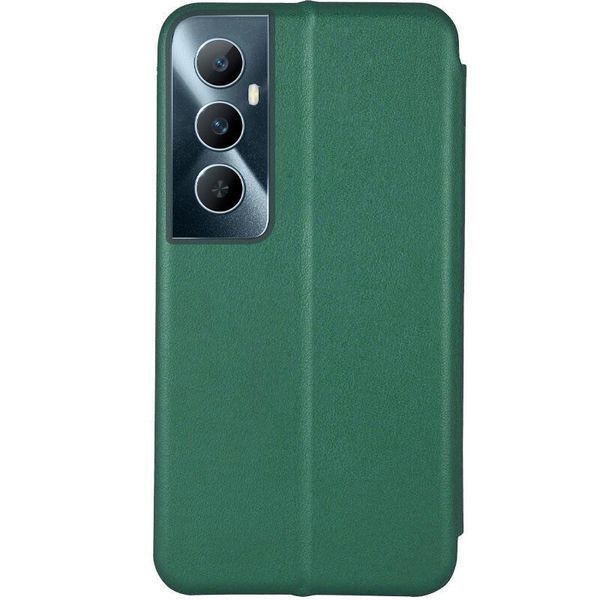 Кожаный чехол-книжка Classy для Realme C65 4G Green 777-05408 фото