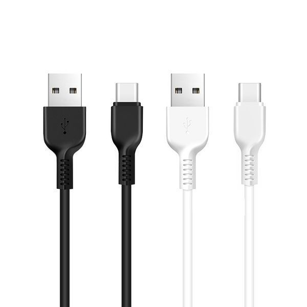 Кабель HOCO X13 USB to Type-C 3A, 1m, PVC, PVC connectors, White 6957531061199 фото
