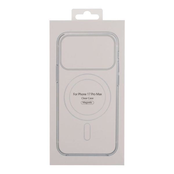 Чехол TPU Clear Case with Magsafe для iPhone 17 Pro Max Transparent 214-03759 фото