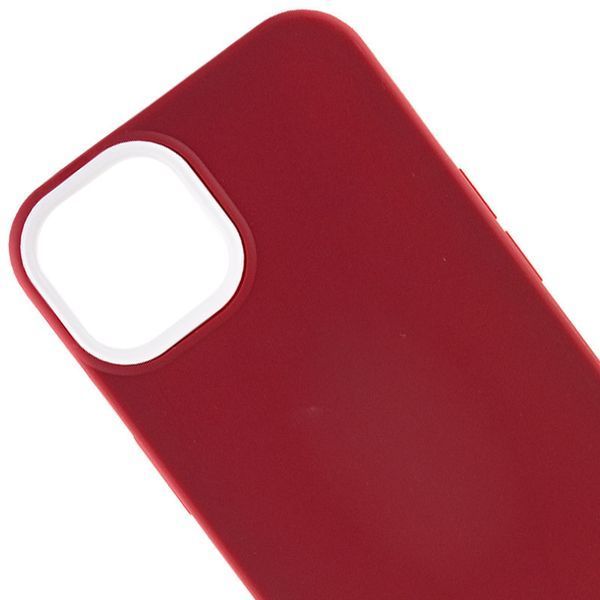 Чехол TPU+PC Bichromatic для Apple iPhone 11 (6.1") Wine / White 555-03974 фото