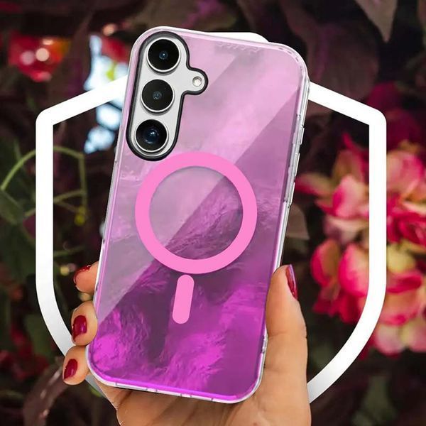 Чохол TPU Shiny Mountain (MagFit) для Samsung Galaxy S24+ Pink 555-02842 фото
