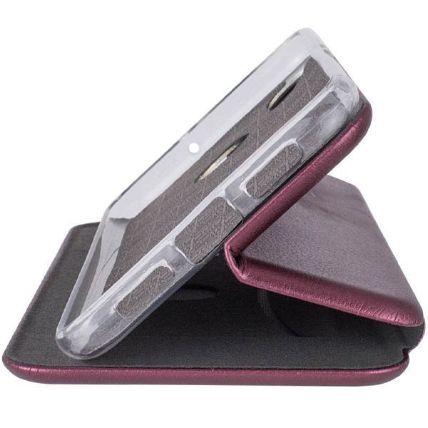 Кожаный чехол-книжка Classy для Samsung Galaxy A11 Maroon 777-06017 фото