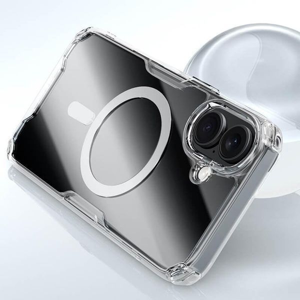 TPU чохол Nillkin Nature Pro Magnetic для Apple iPhone 17 (6.3") Transparent 777-08023 фото