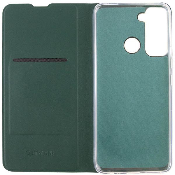 Шкіряний чохол-книжка GETMAN Elegant для TECNO Pop 5 LTE Зелений 555-01543 фото