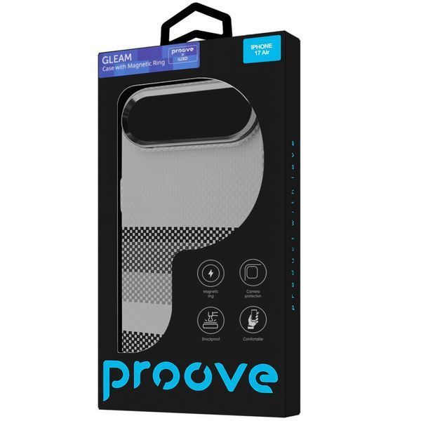 Чохол Proove Gleam Case with Magnetic Ring iPhone 17 Air Gold Borders 656-04819 фото