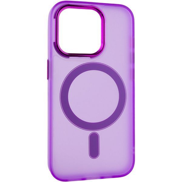 Чехол TPU+PC Lily with MagSafe для Apple iPhone 14 Pro (6.1") Purple 214-03602 фото
