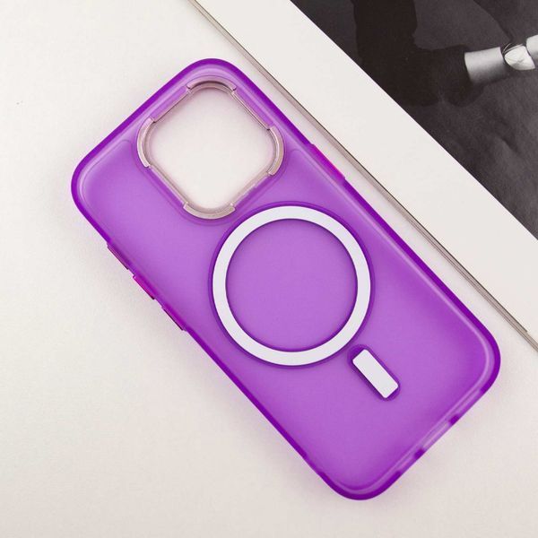 Чехол TPU+PC Lily with MagSafe для Apple iPhone 14 Pro (6.1") Purple 214-03602 фото